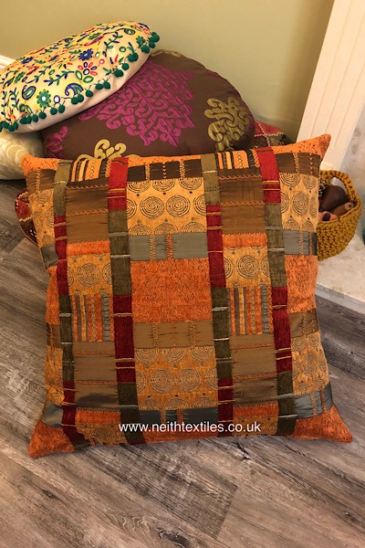 Orange kilim on sale pillow