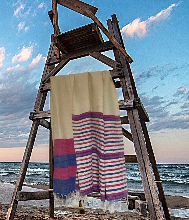 large-striped-hammam-towel