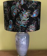 peacock feather lampshade