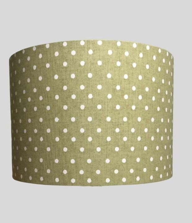 green-polka-dot-lampshade