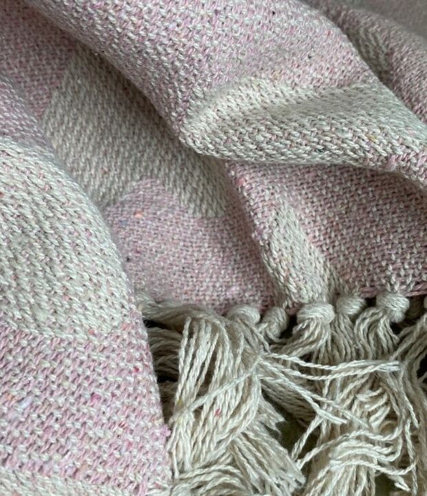 Recycled cotton throw blankets from Neith Textiles. These eco friendly soft furnishings are perfect to cover sofas and to give any room a new look. Order today!
