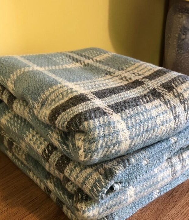 blue-tartan-check-blanket