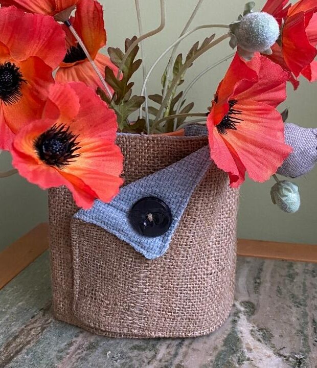 upcycled-fabric-plant-pot-cover