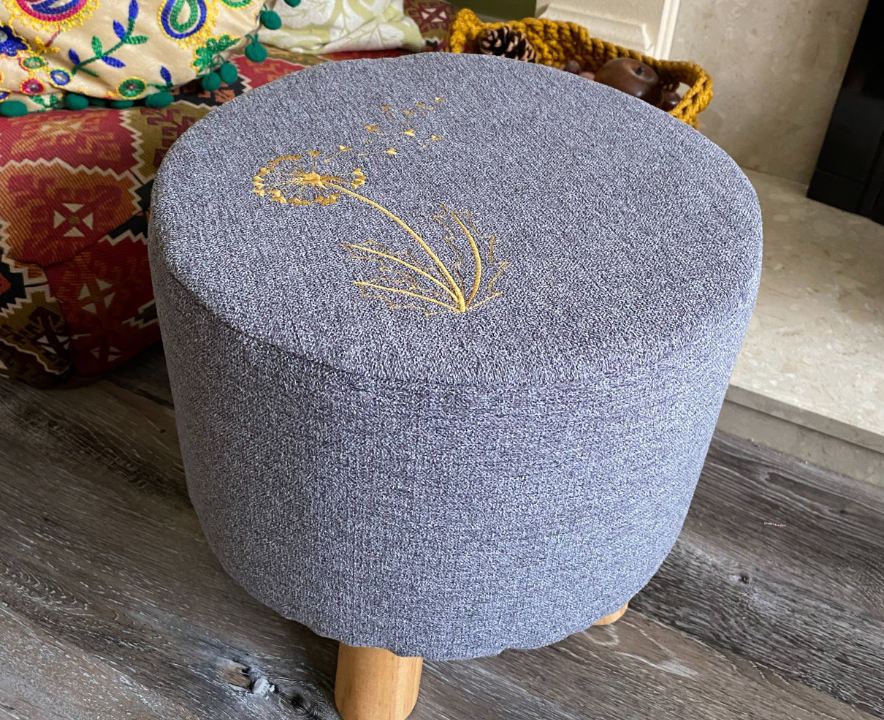 Ochre footstool next deals