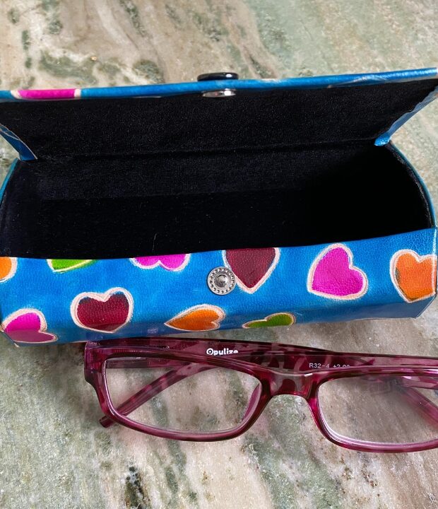 Decorative Ladies Reading Glasses Case. Fair Trade And Rather Unique. Artisan Made, Leather Reading Glass Cases Also A Case For Sunglass. Shop Today.